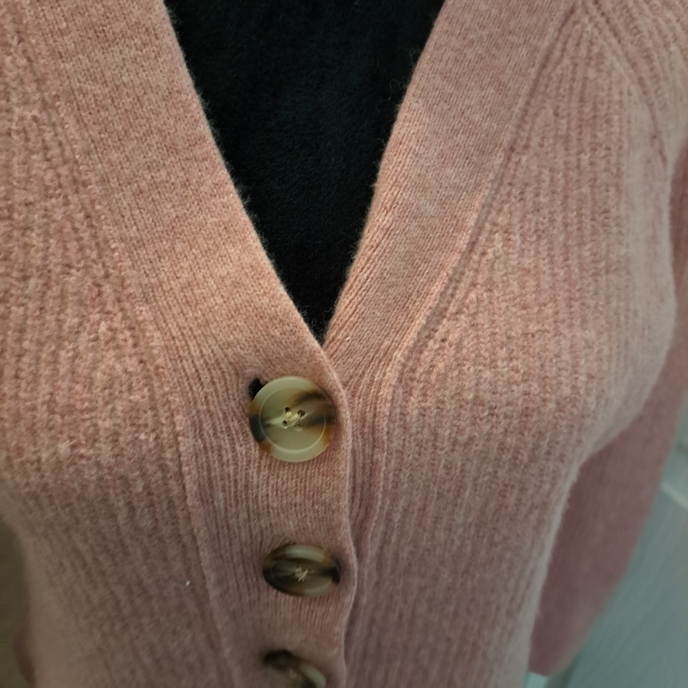 Madewell Dusty Rose Wool Blend Pullover Sweater Size M - Picture 2 of 7